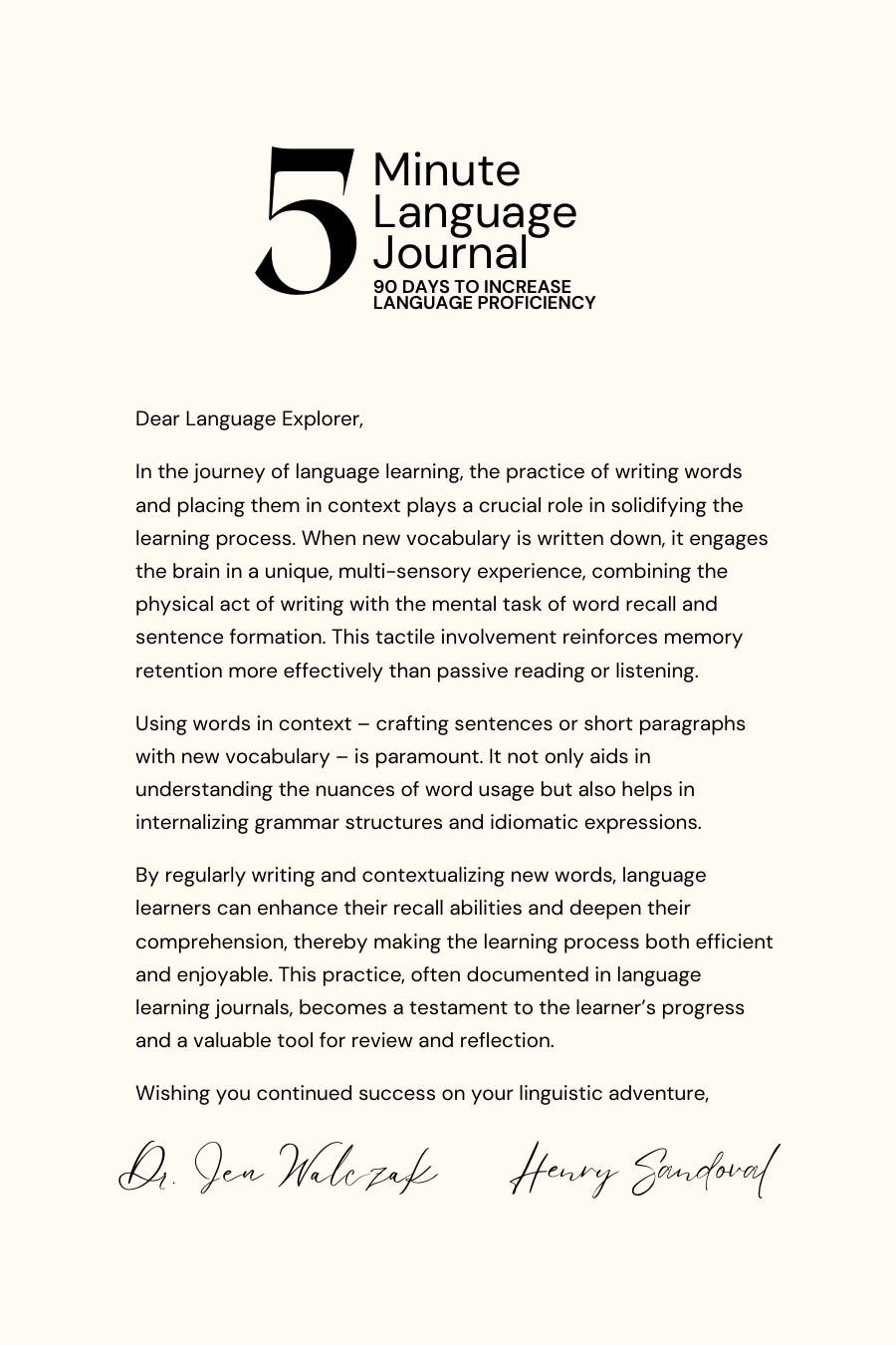 Language Journal preview page 1 of 10